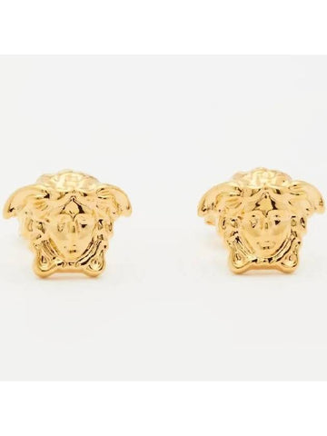 Medusa Medusa head emblem gold tone stud earrings DG2F065 DJMT - VERSACE - BALAAN 1