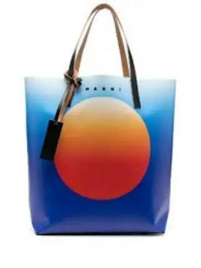 Circle Shopping Tote Bag Bag Blue - MARNI - BALAAN 2