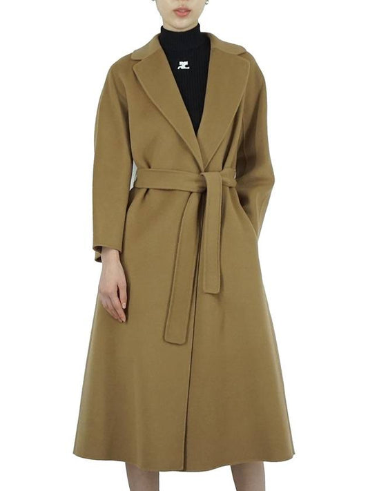 Max Mara Esturia Women s Wool Coat Camel 2429016131600 045 - S MAX MARA - BALAAN 1