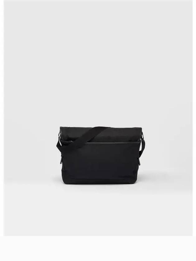 Re-Nylon Saffiano Shoulder Bag Black - PRADA - BALAAN 4