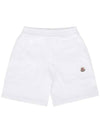 Kids Logo Shorts White 8H00010809AG 002 - MONCLER - BALAAN 4