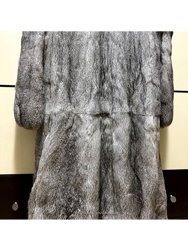 39 Margiela Unisex Rabbit Mink Fur Mustang Leather Long Coat - MAISON MARGIELA - BALAAN 4