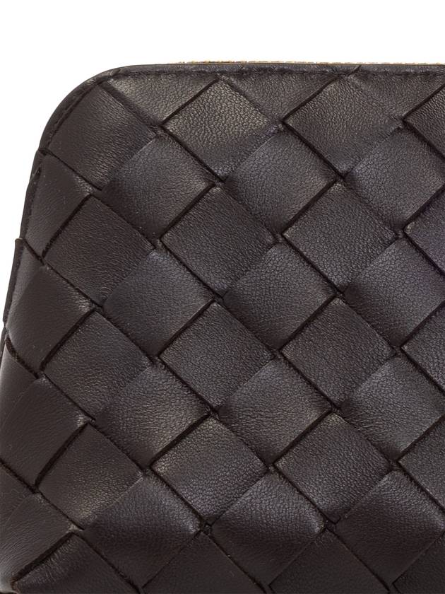 Intrecciato Leather Pouch Dark Brown - BOTTEGA VENETA - BALAAN 7