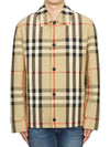 Check Nylon Jacket Beige - BURBERRY - BALAAN 2