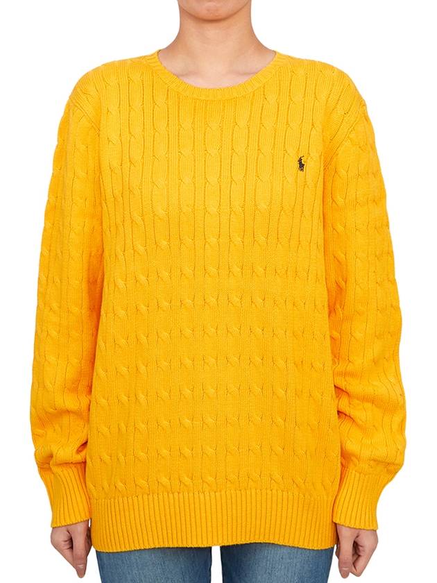 Kids cable knit 323702674069 GOLD Adult wearable - POLO RALPH LAUREN - BALAAN 1