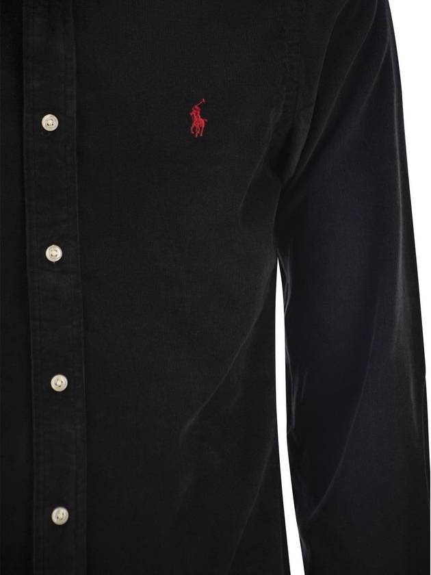 logo embroidery shirt 710853123003 - POLO RALPH LAUREN - BALAAN 5