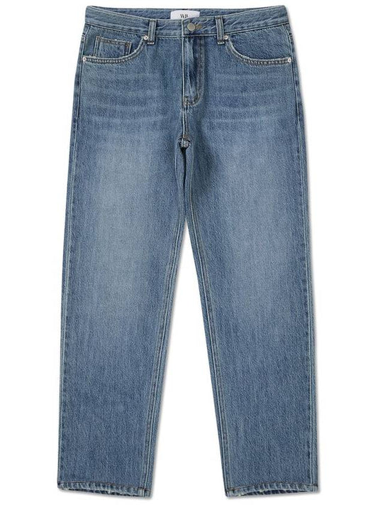 Venice slim crop washed denim pants BLUE - WEST GRAND BOULEVARD - BALAAN 2