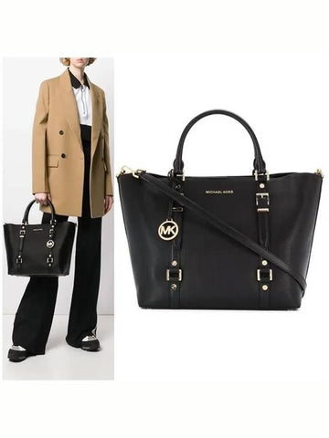 Bedford Legacy Logo Tote 30F9G06T3L - MICHAEL KORS - BALAAN 1