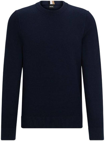 Crew Neck Cotton Sweater 50506022 - HUGO BOSS - BALAAN 1