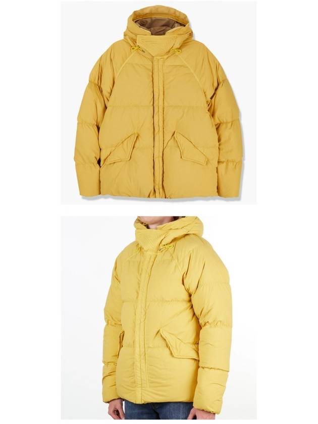 Arctic Hooded Down Short Padding Yellow - TEN C - BALAAN 6