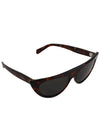 Eyewear Graphic Acetate Sunglasses Red Havana - CELINE - BALAAN 5