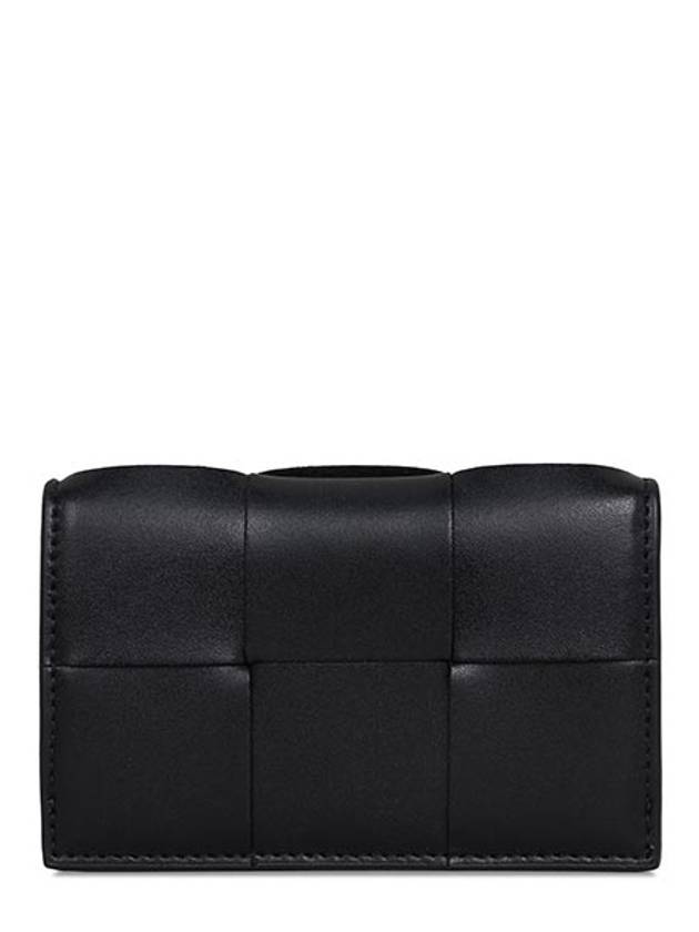 Cassette Business Card Wallet Black - BOTTEGA VENETA - BALAAN 2