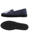 Embroidered Tiger Denim Espadrilles Navy - KENZO - BALAAN 6