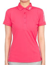 Tour Tech Short Sleeve PK Shirt Azalea - J.LINDEBERG - BALAAN 2