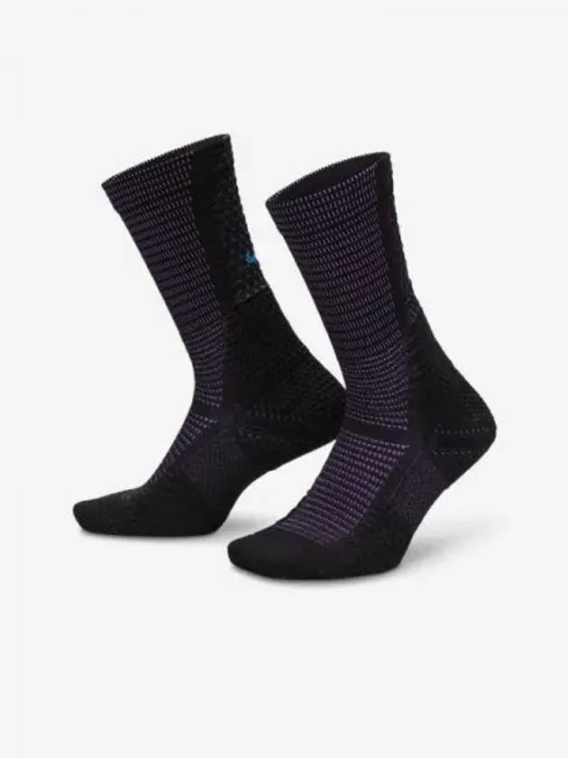 Unicorn Dry Fit ADV Cushioned Crew Socks 1 Pair Black Photo Blue Hyper Pink FZ3399 011 700199 - NIKE - BALAAN 1