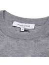 Women's Baby Fox Patch Regular Knit Top Medium Grey Melange - MAISON KITSUNE - BALAAN 5