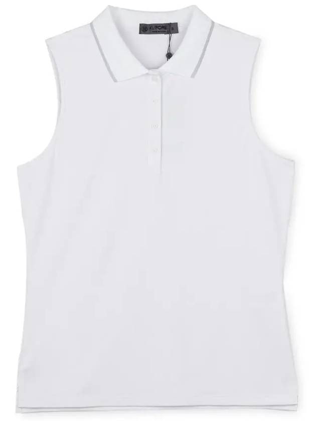 Collar Pleated Sleeveless White - G/FORE - BALAAN 4