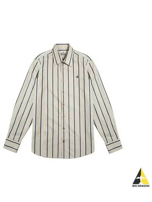 Vivienne West Wood Ghost Stripe Shirt Multi 2401000J W003V - VIVIENNE WESTWOOD - BALAAN 1