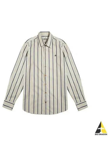 Vivienne West Wood Ghost Stripe Shirt Multi 2401000J W003V - VIVIENNE WESTWOOD - BALAAN 1