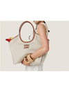 Ivy Canvas Tote Bag Beige Brandy - MIU MIU - BALAAN 7