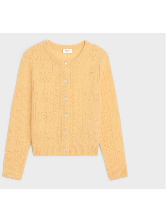 cardigan 2ADII907Z 11JA YELLOW - CELINE - BALAAN 2