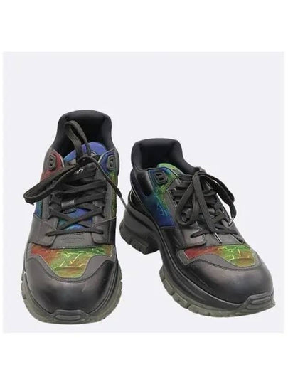 1A7QQZ Black Multicolor Monogram Trail Sneakers Size 7 265MM - LOUIS VUITTON - BALAAN 2