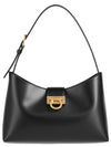 Trifolio Shoulder Bag Black - SALVATORE FERRAGAMO - BALAAN 2