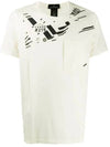 Men's Shadow Project Printing Short Sleeve T-Shirt Ivory - STONE ISLAND - BALAAN 2