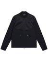 Diamond Tech Bonded Mesh Bomber Jacket Black - J.LINDEBERG - BALAAN 2