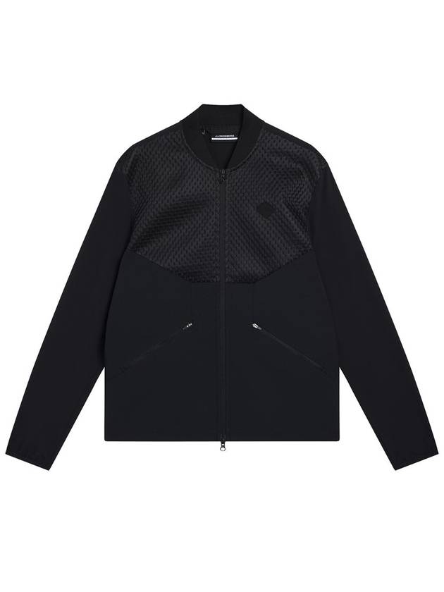 Diamond Tech Bonded Mesh Bomber Jacket Black - J.LINDEBERG - BALAAN 2