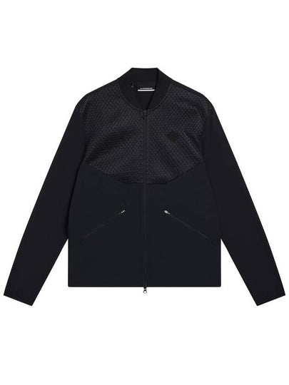 Diamond Tech Bonded Mesh Bomber Jacket Black - J.LINDEBERG - BALAAN 2