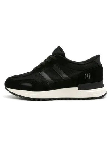 Lee Chan won wearing High Grid Baroin sneakers black - GAP - BALAAN 1