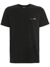 Men's Item Logo Short Sleeve T-Shirt Black - A.P.C. - BALAAN 1