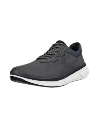 Biom 2.2 Leather Low Top Sneakers Grey - ECCO - BALAAN 1