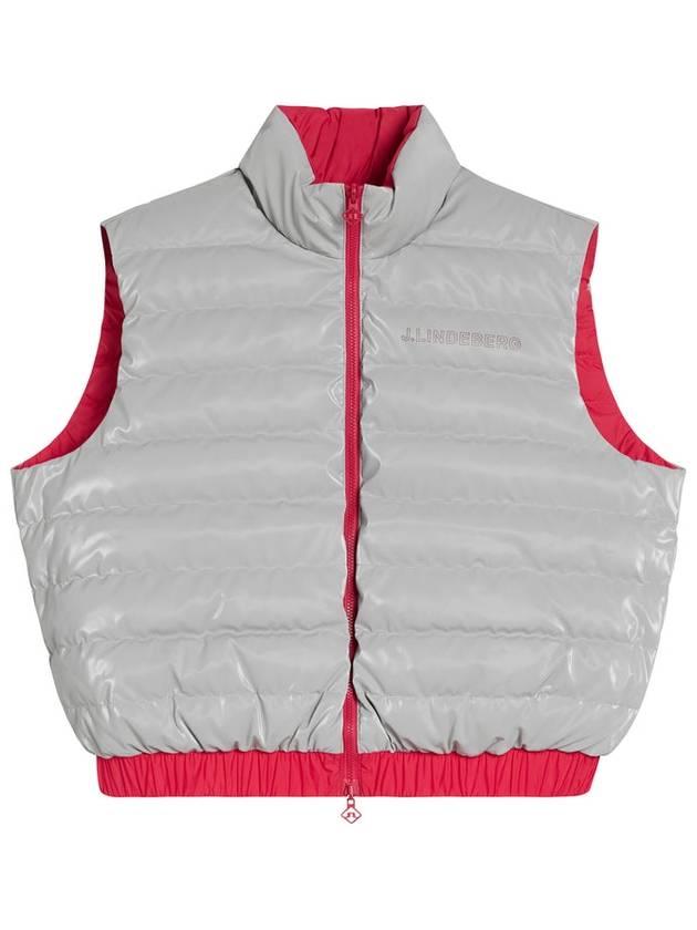 Women's Isla Reversible Vest Grey - J.LINDEBERG - BALAAN 2