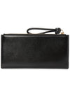 Giro Leather Medium Wallet Black - JIL SANDER - BALAAN 3