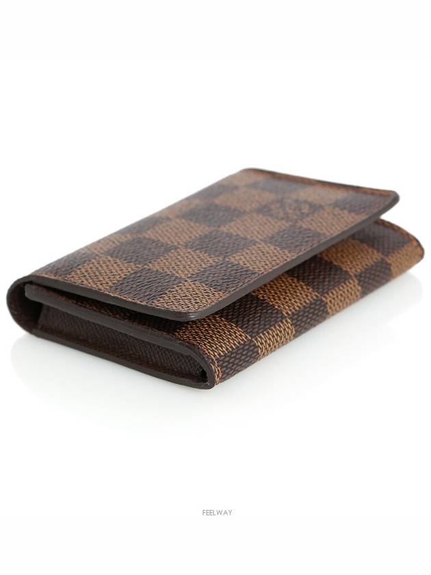 Damier unisex business card wallet flap mini - LOUIS VUITTON - BALAAN 6