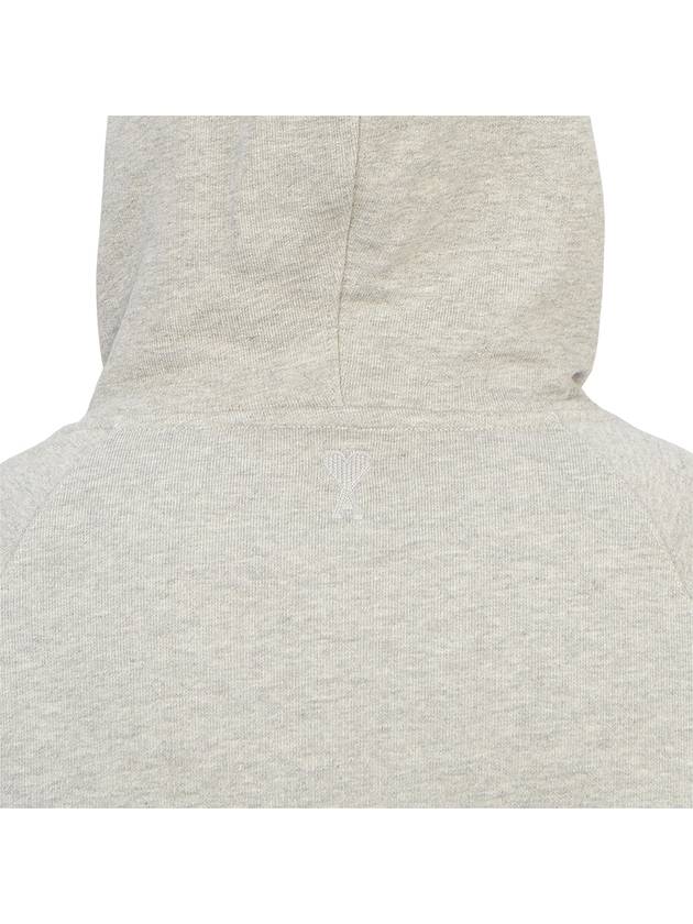 Alexandre Mattiussi Logo Print Hoodie Grey - AMI - BALAAN 7