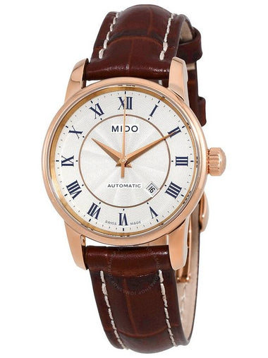 Mido Baroncelli II Automatic Silver Dial Ladies Watch M76002218 - MIDO - BALAAN 1