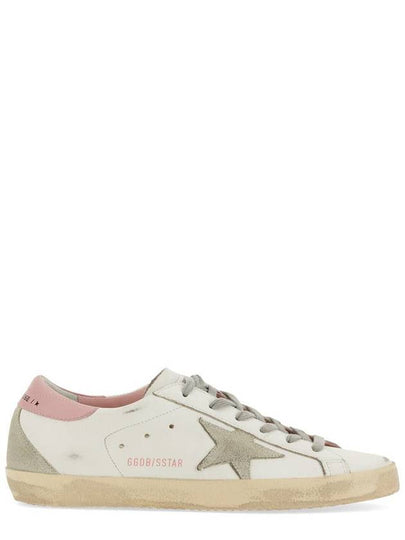 Superstar Pink Tab Low Top Sneakers - GOLDEN GOOSE - BALAAN 2