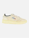 Women's Medalist Goatskin Low Top Sneakers Ivory - AUTRY - BALAAN 2