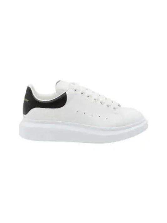 Oversized Leather Tab Low Top Sneakers White - ALEXANDER MCQUEEN - BALAAN 2