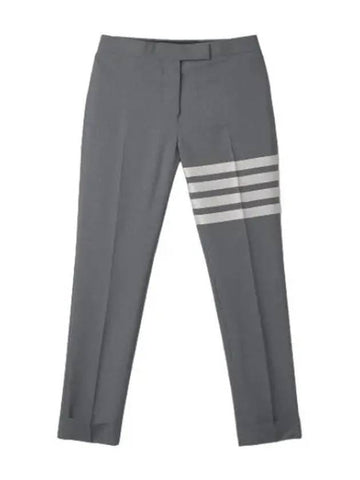 diagonal striped skinny pants gray - THOM BROWNE - BALAAN 1
