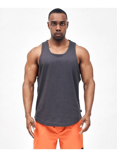 Fitness Tank Top Charcoal - BLACKMAMBA - BALAAN 2