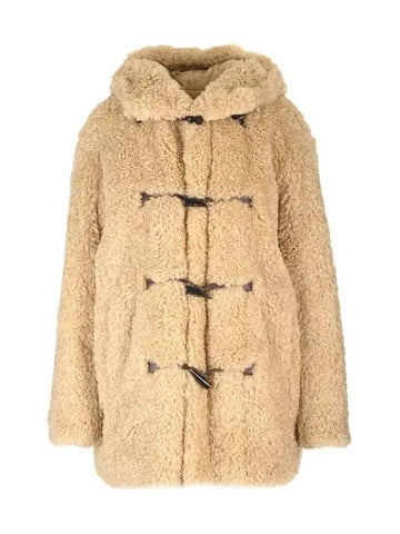 23FW FLORENE Shearling Hooded Coat MA0130FA A3A54E 23EC - ISABEL MARANT - BALAAN 1