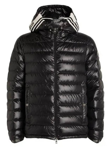 CORNOUR Corner Short Down Jacket Hooded Men's Black Padding J1 091 1A00003 595ZJ - MONCLER - BALAAN 1