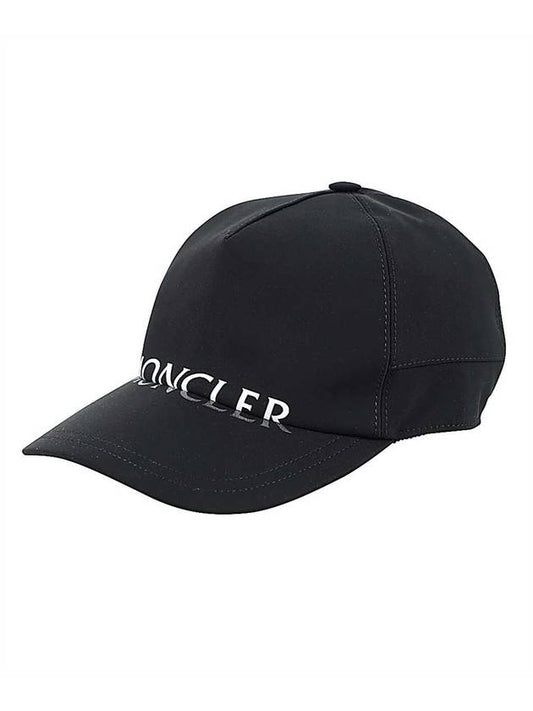 Logo Ball Cap Black - MONCLER - BALAAN.