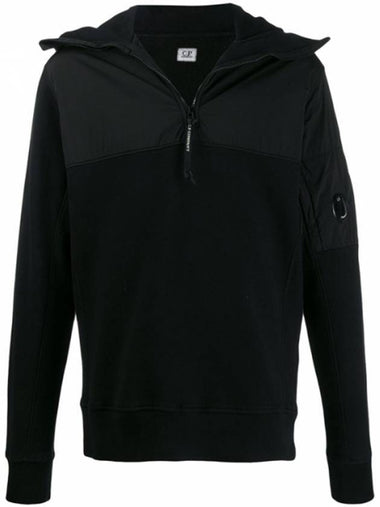 Lens Wappen Hoodie Black - CP COMPANY - BALAAN 1