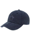 Mugung Embroidered Pigment Ball Cap Navy - ULKIN - BALAAN 3