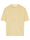 Alexandre Mattiussi Print Short Sleeve T Shirt Yellow - AMI - BALAAN 2